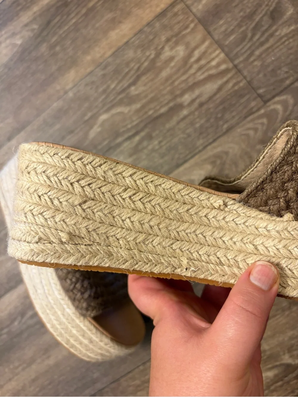 SHEIN brown woven