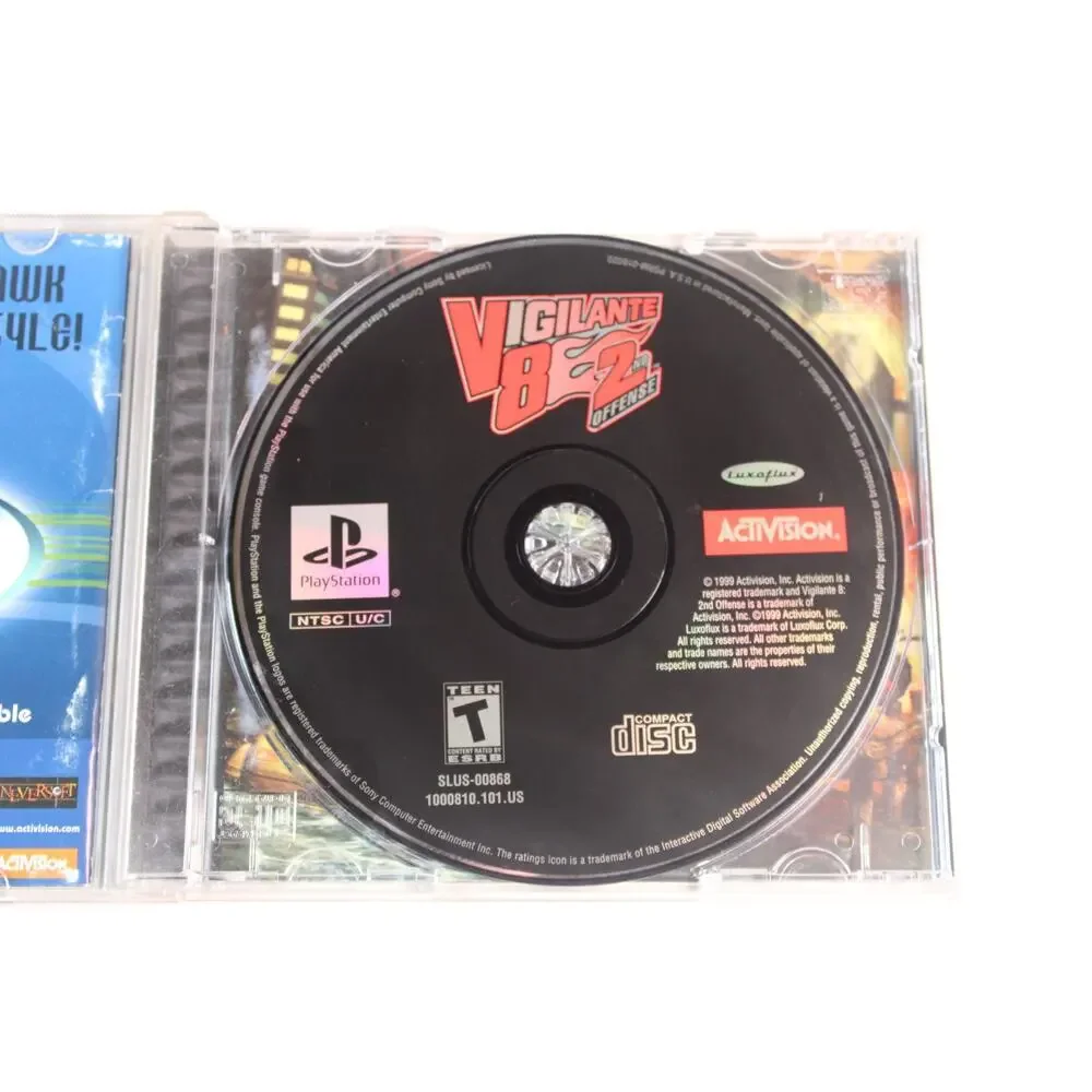 Vigilante 8 2nd Offense (Sony PlayStation 1, 1998 PS1) Complete Tested