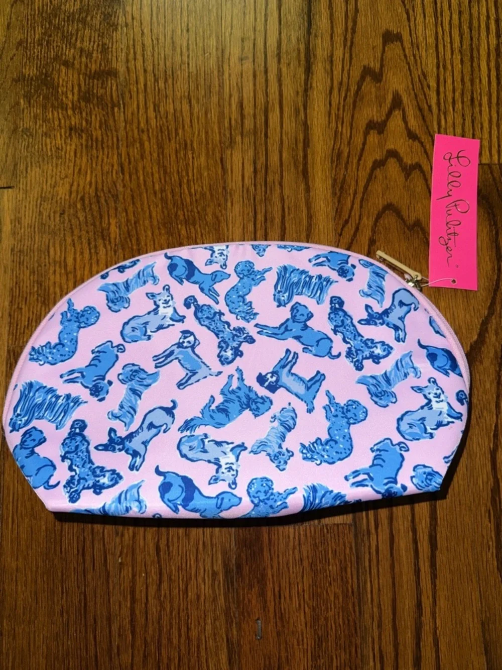 Lilly Pulitzer Eisley Pouch Ruff night NWT HTF dog theme
