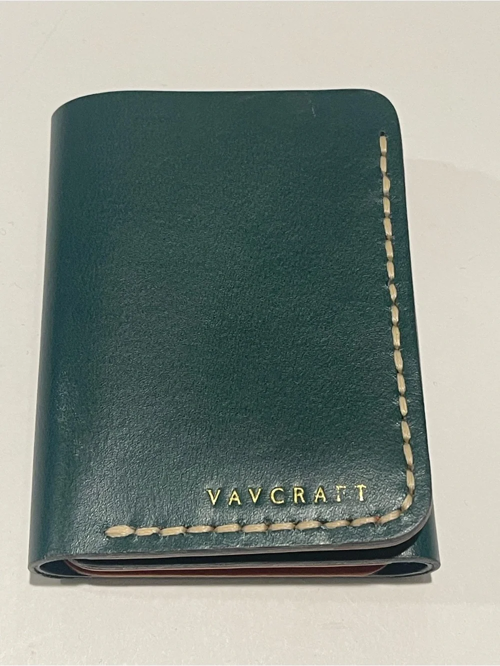 Vavcraft Green Leather Bi-Fold Men's Wallet