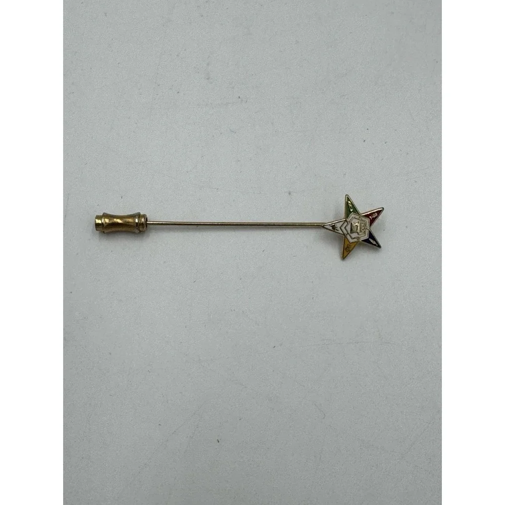 Vintage Order Of The Eastern Star Masonic Stick Pin Mason Antique
