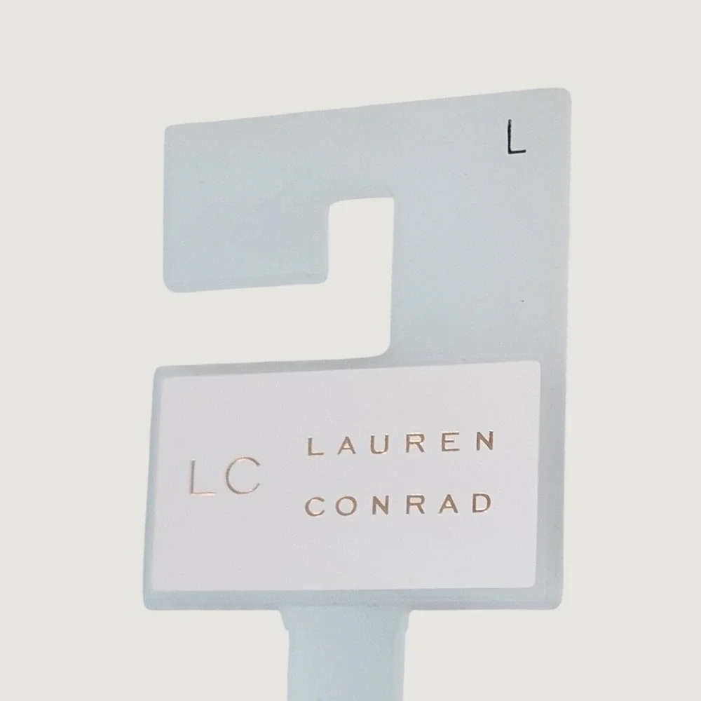 Lauren Conrad Metallic Gold Belt L Hammered Buckle Shimmer Chic Accessory