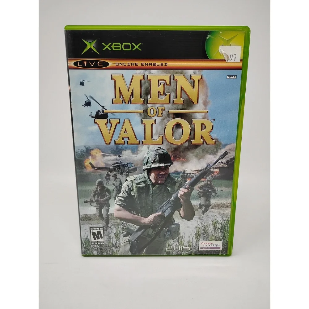 Men of Valor Microsoft Xbox FPS Vietnam War Tactical Shooter Action Game Disc