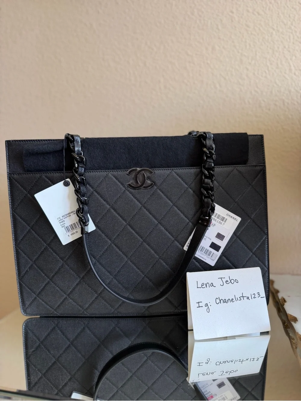 CHANEL luxury black