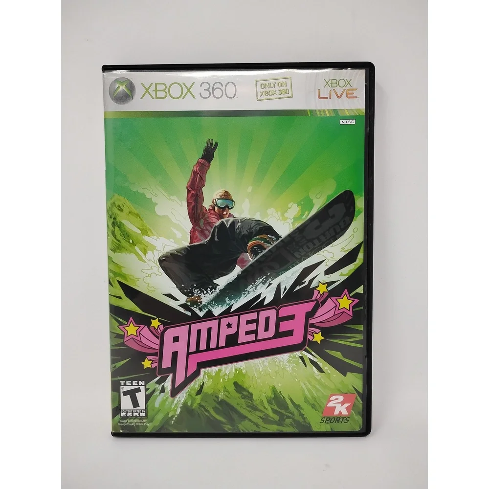 2K Sports Amped 3 Xbox 360 Video Game Snowboarding Simulator Arcade Extreme Gear