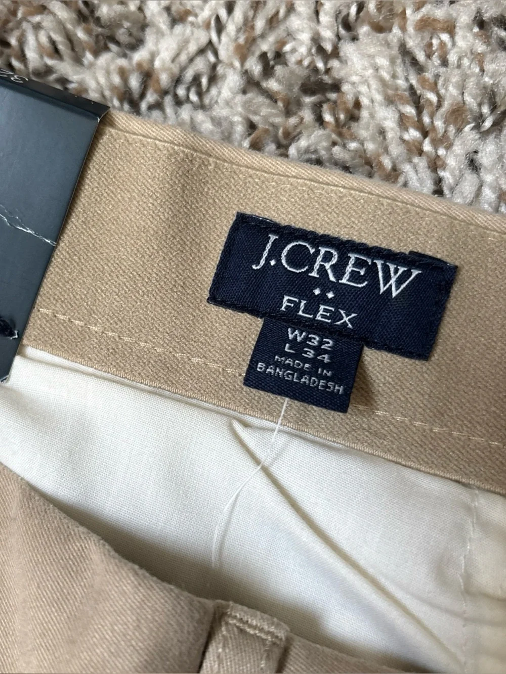 J. Crew Tan Khaki Cotton-Blend Pants