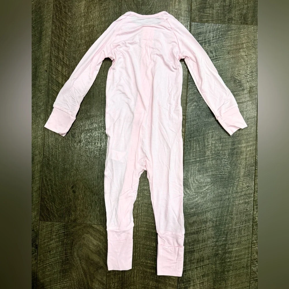 Neutral pink Baby Bamboo sleeper Pajamas