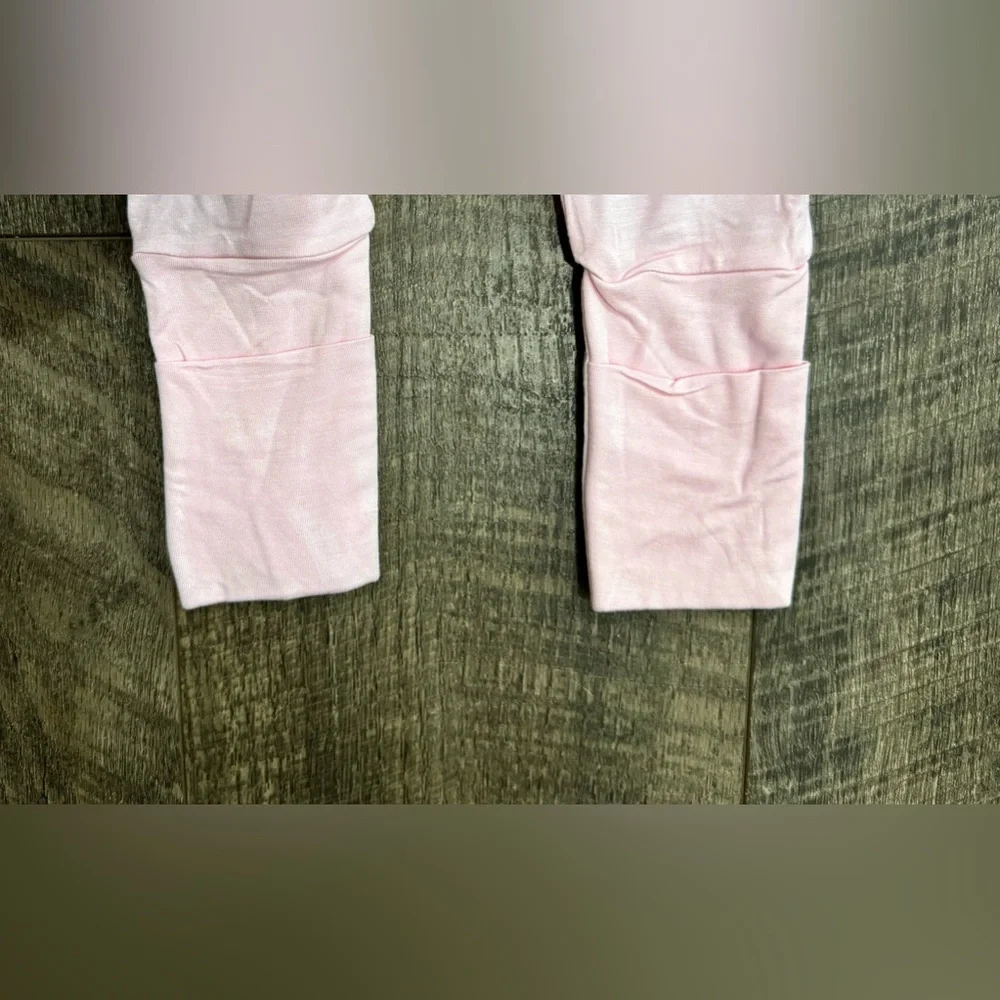 Neutral pink Baby Bamboo sleeper Pajamas