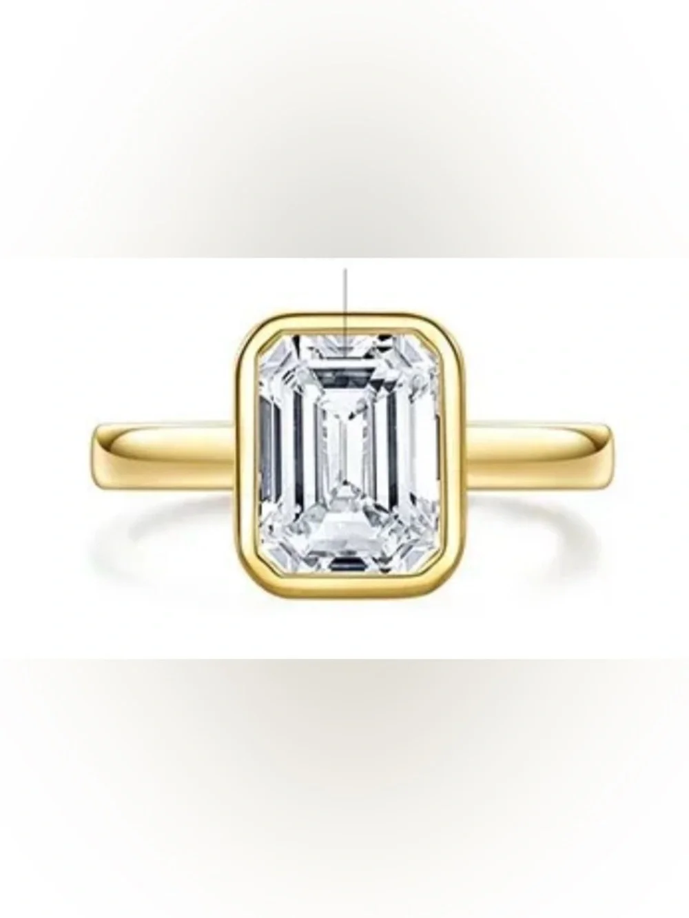Moissanite 18k gold