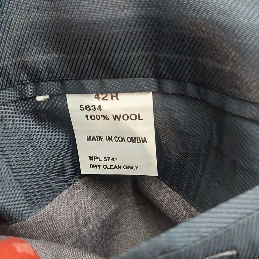 Oscar De La Renta Men's Size 42R Suit Jacket 100% Wool Brown Vintage