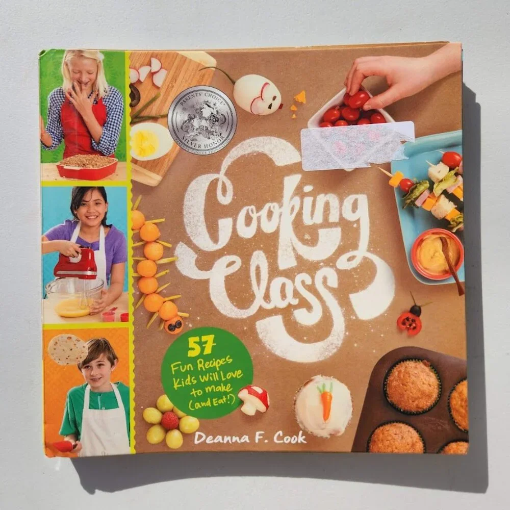 Cooking Class 57 Fun Recipes Kids Cookbook Book Recipe Cards Stickers