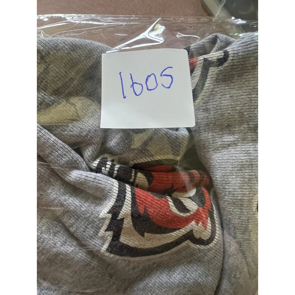 NFL Cincinnati Bengals Pajama Pants Kids Med 10/12 Gray All Over‎ Print Joggers