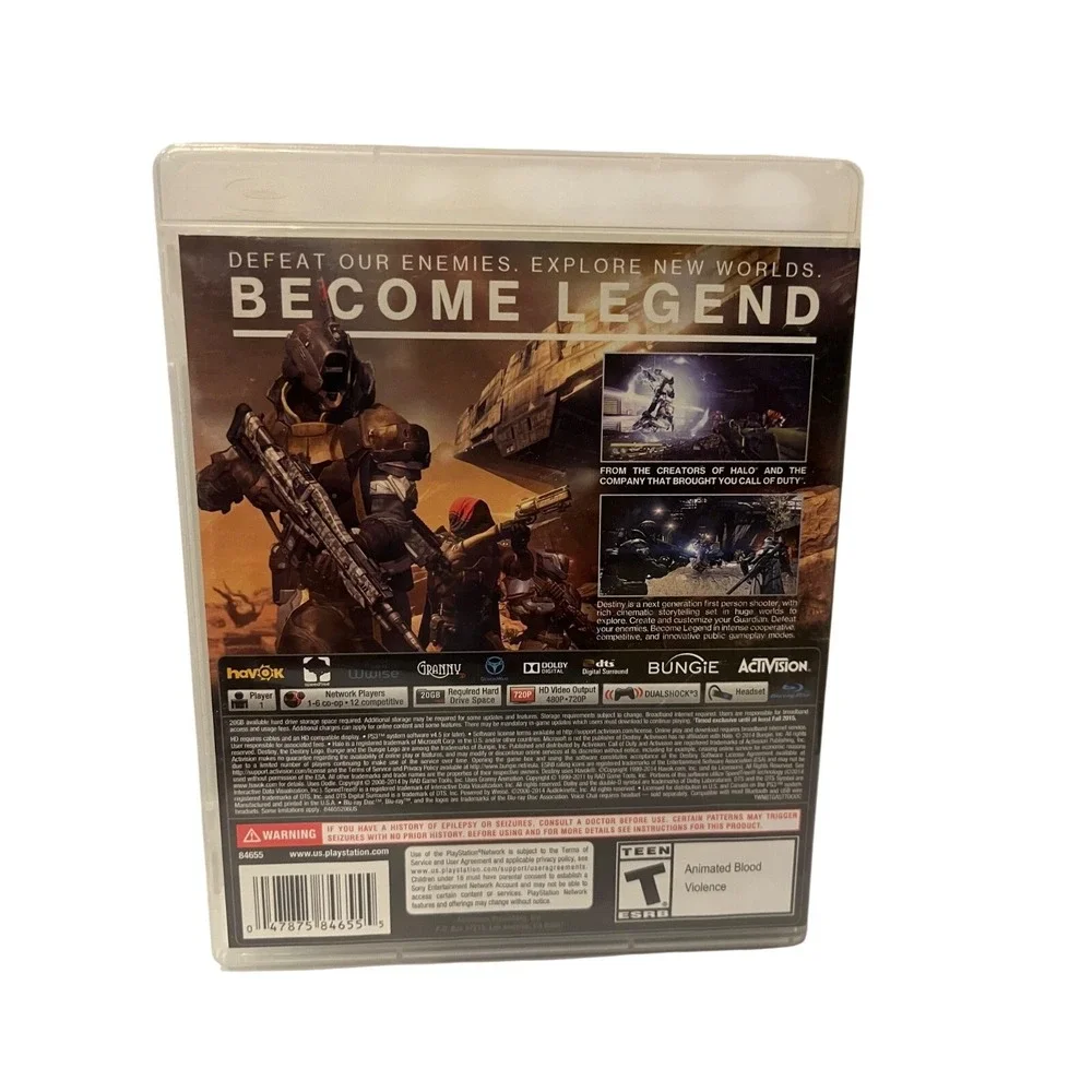 Destiny Sony PlayStation 3 PS3 Activision Bungie 2014 Original‎ CIB Complete