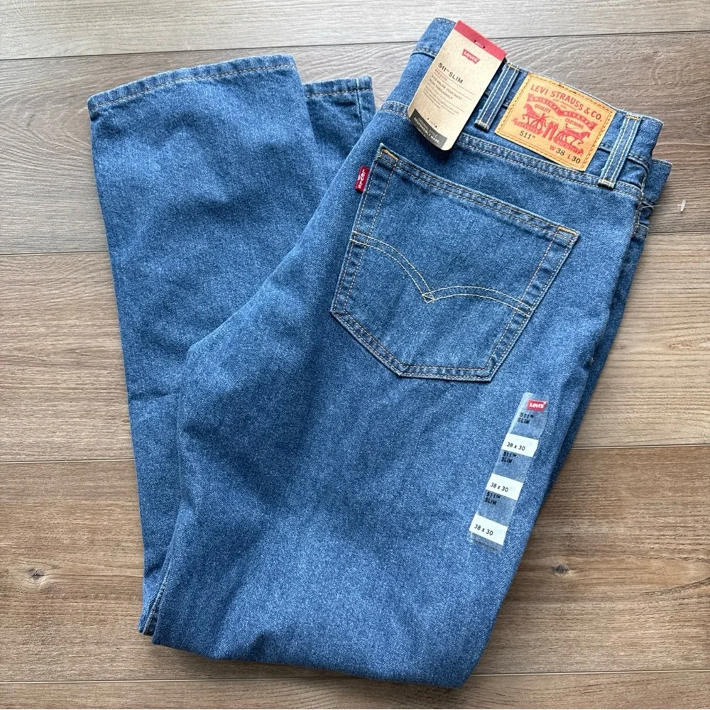 Levi's Men's 511 Slim Jeans in Blue W38 x L30 NWT