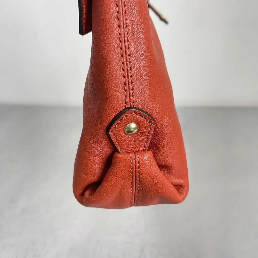 Coach logo color leather