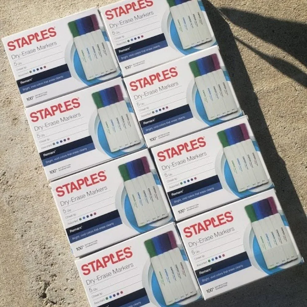 Staples 8x boxes