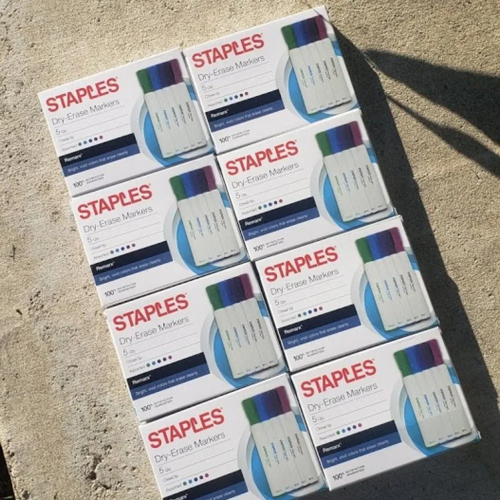 Staples 8x boxes