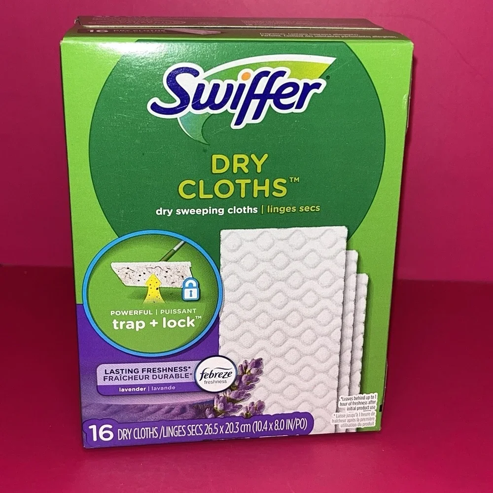 Swiffer sweeping lavender