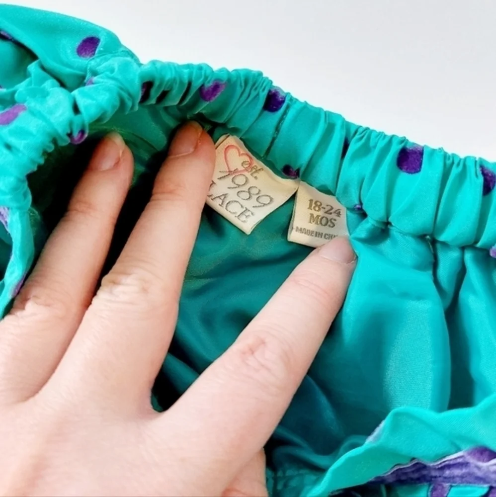 Teal & Purple Polka Dot Bubble Skirt 18-24 Months Childrens Place‎