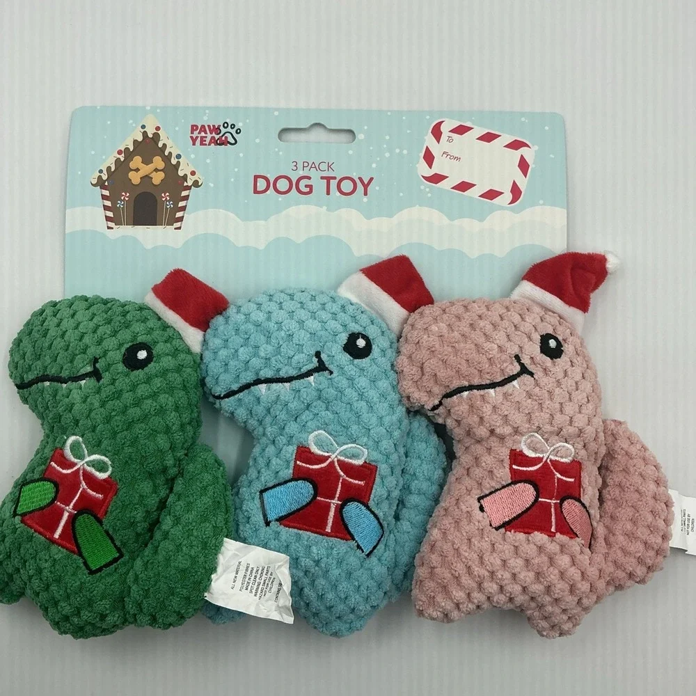 Paws Yeas christmas dinosaur