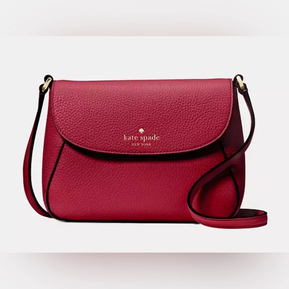 NWT Kate Spade Monica Small Flap Crossbody -‎ Red Jam