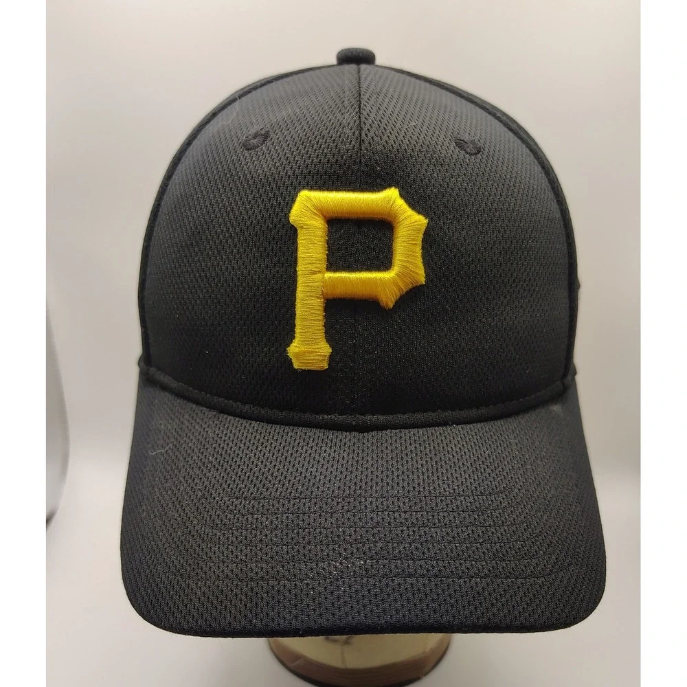 OC Sports Pittsburgh Pirates Youth Hat Black Yellow MLB Baseball‎ Cap Adjustable