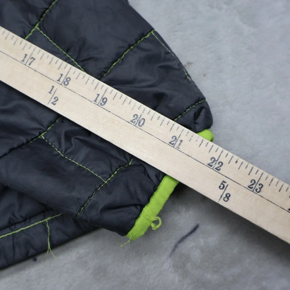 Patagonia Nano Puff Jacket Kids XL 14 Gray Insulated Light Pack Quilted Full Zip
