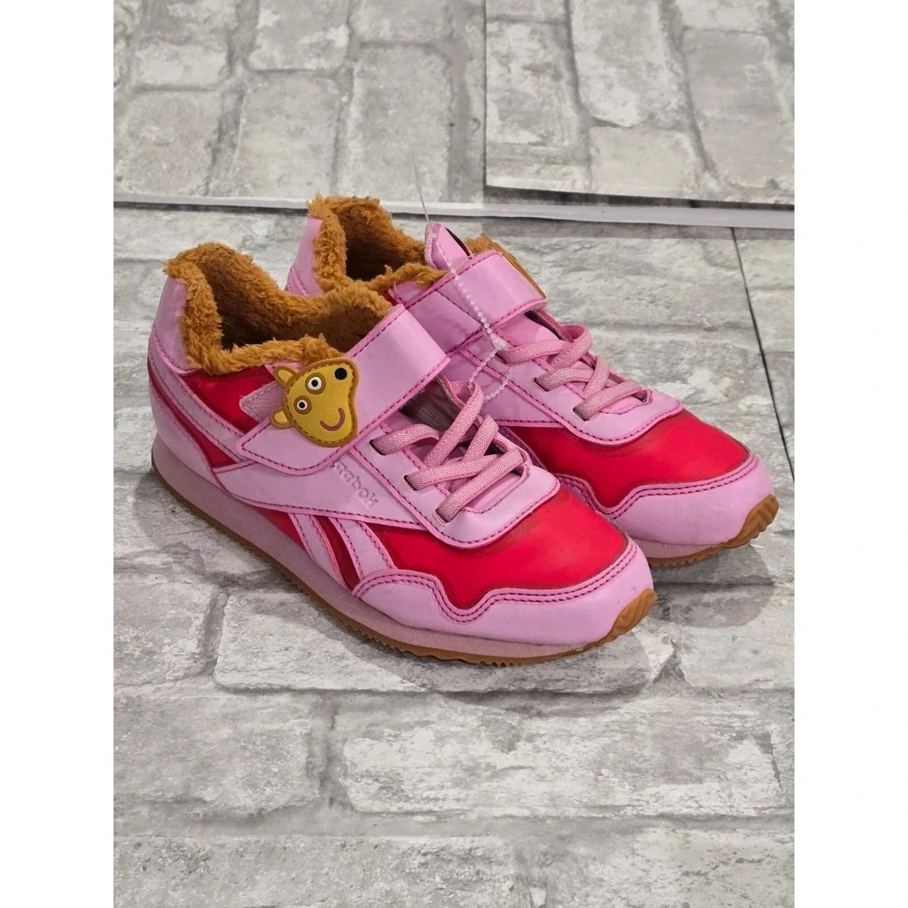 REEBOK Peppa Pig Classic Jogger 3‎ Pink Red Kids Sneakers Shoes Toddler Sz US 1