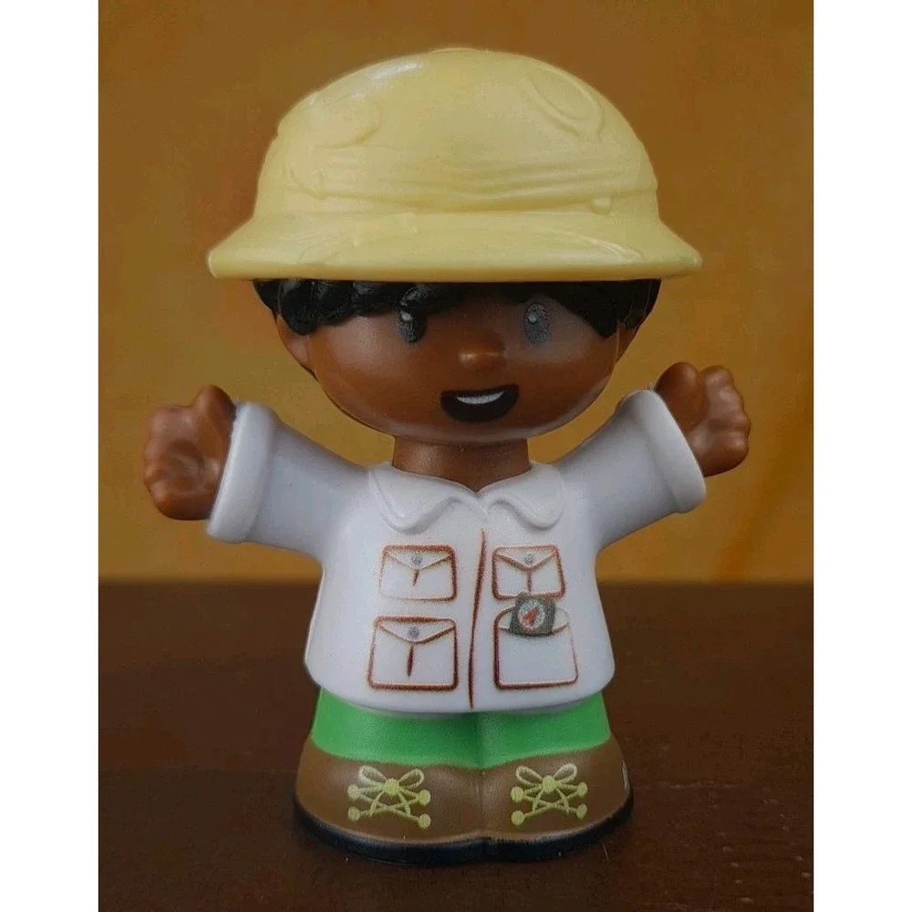 Fisher Price Little People GIRL ZOO KEEPER‎ SAFARI GUIDE Animal Caretaker 2016