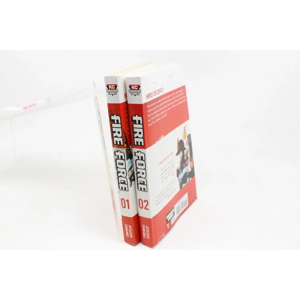 Fire Force‎ Manga Volumes 1 & 2 by Atsushi Ohkubo Kodansha Comics Shonen (B)