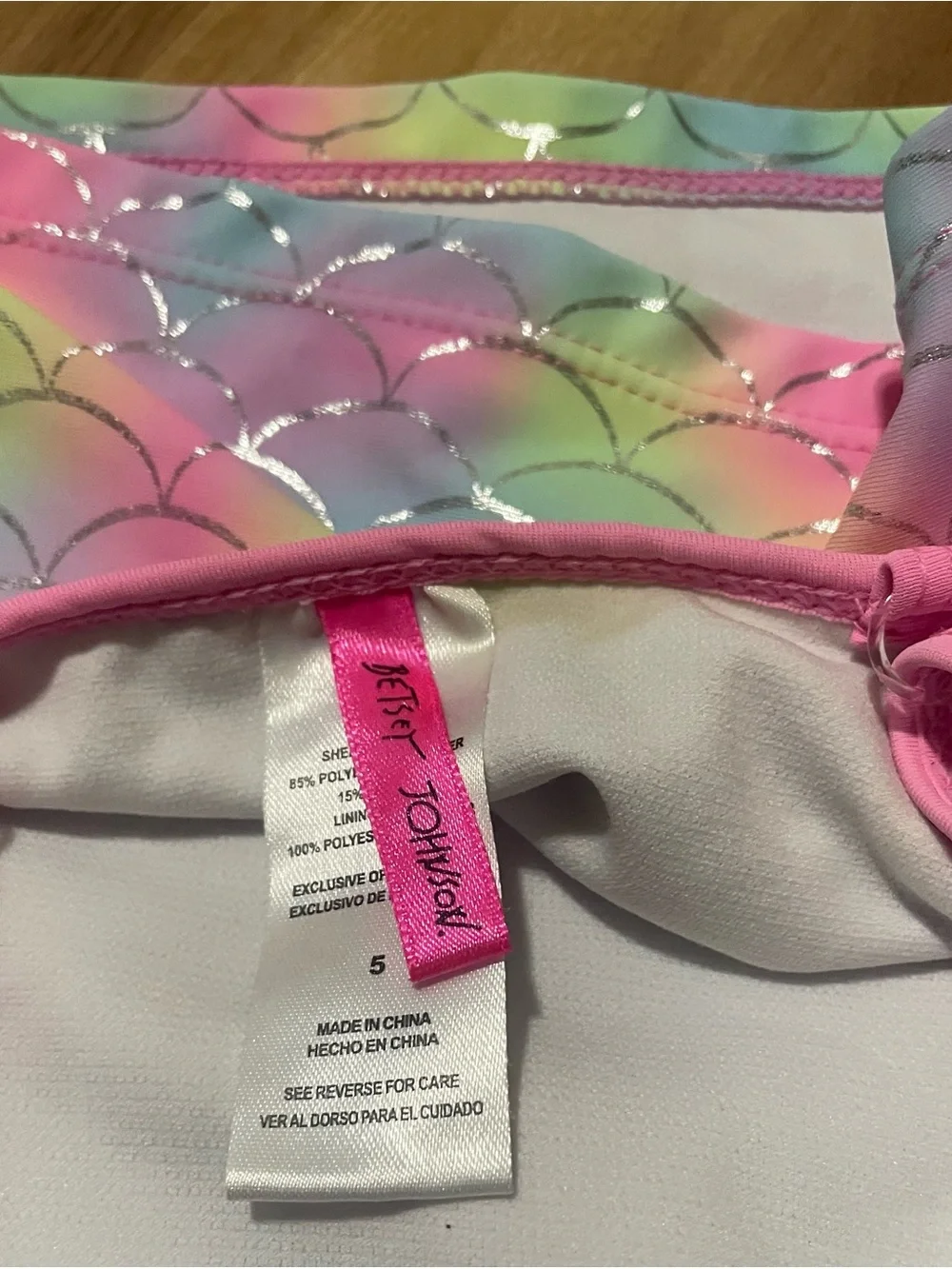 Betsey Johnson seen straps size