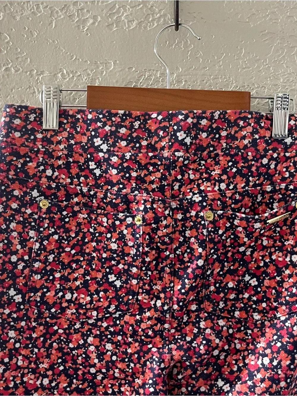 Michael‎ Kors Women’s Casual Multi-Colored Slim Stretchy Jegging Pants Medium