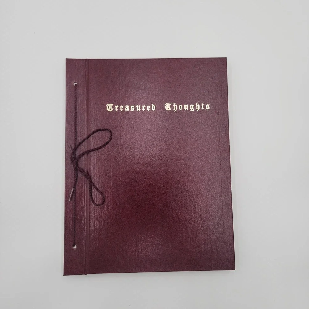 Treasured Thoughts 1990 College of the Ozarks Alumni Poetry Prayer Inspirational