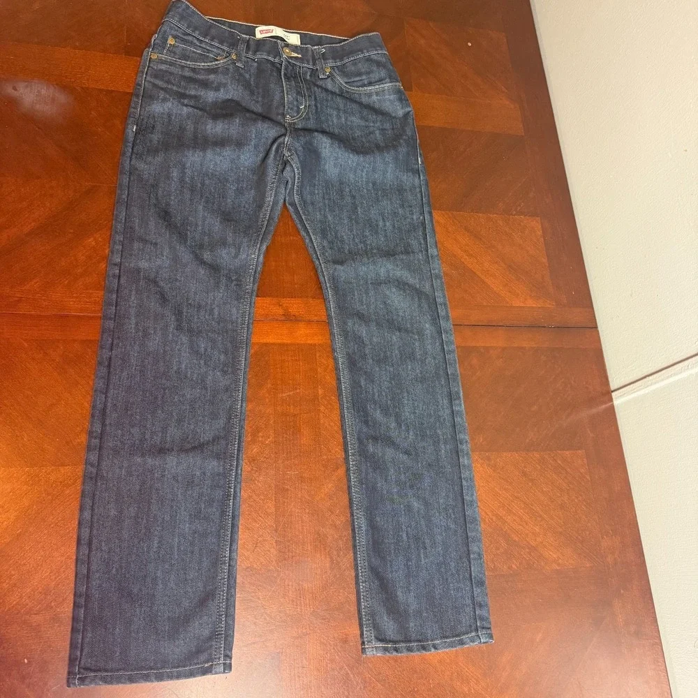 Levi's 511 Slim Fit Dark Wash Jeans Men's W30 L30‎ Straight Denim Pants