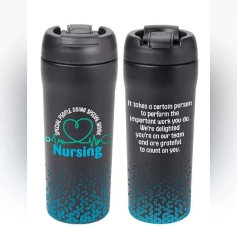 Stainless Steel 2-in-1 Flip Lid Nursing Tumbler 25 oz
