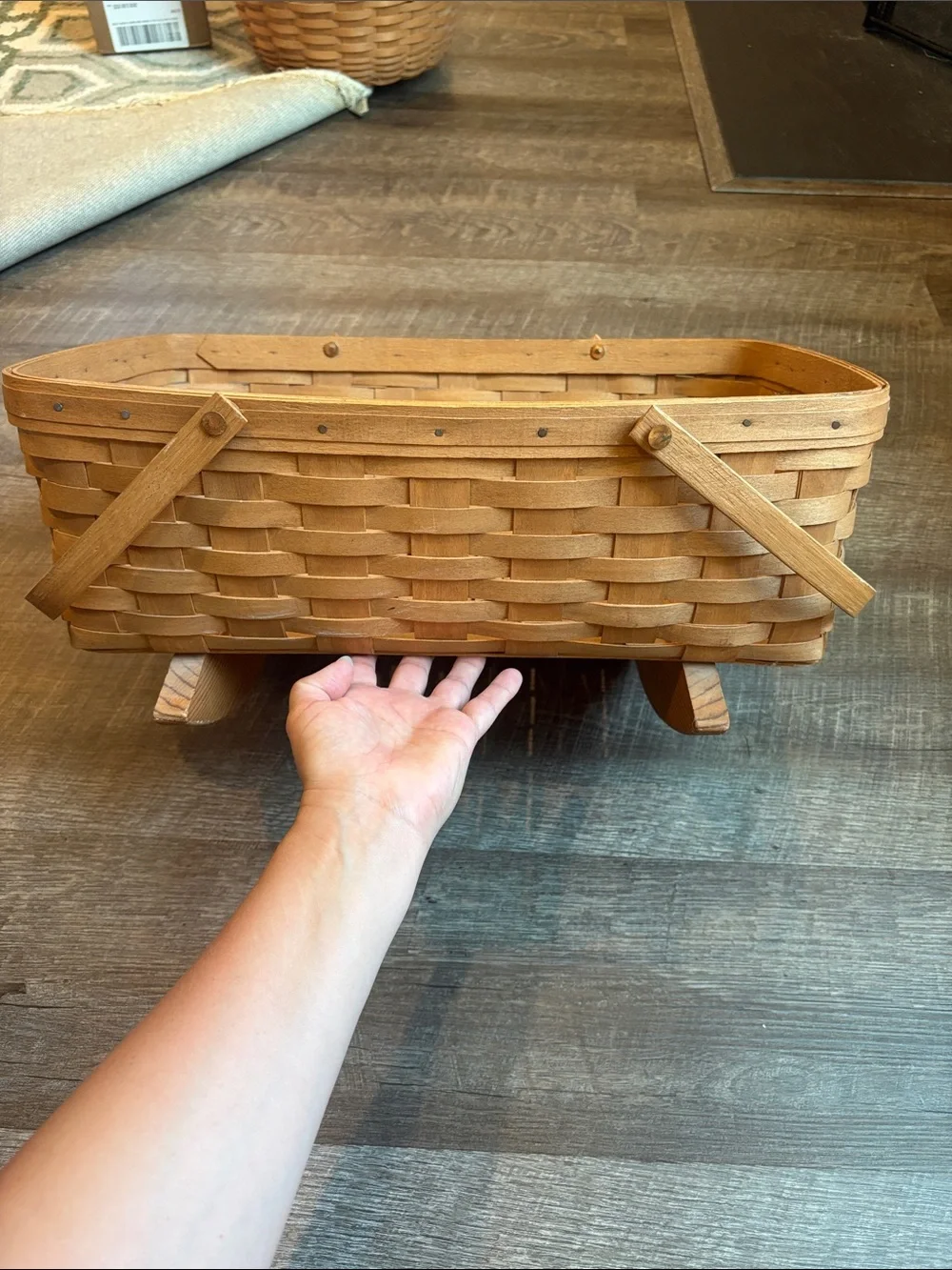 Longaberger rocking cradle