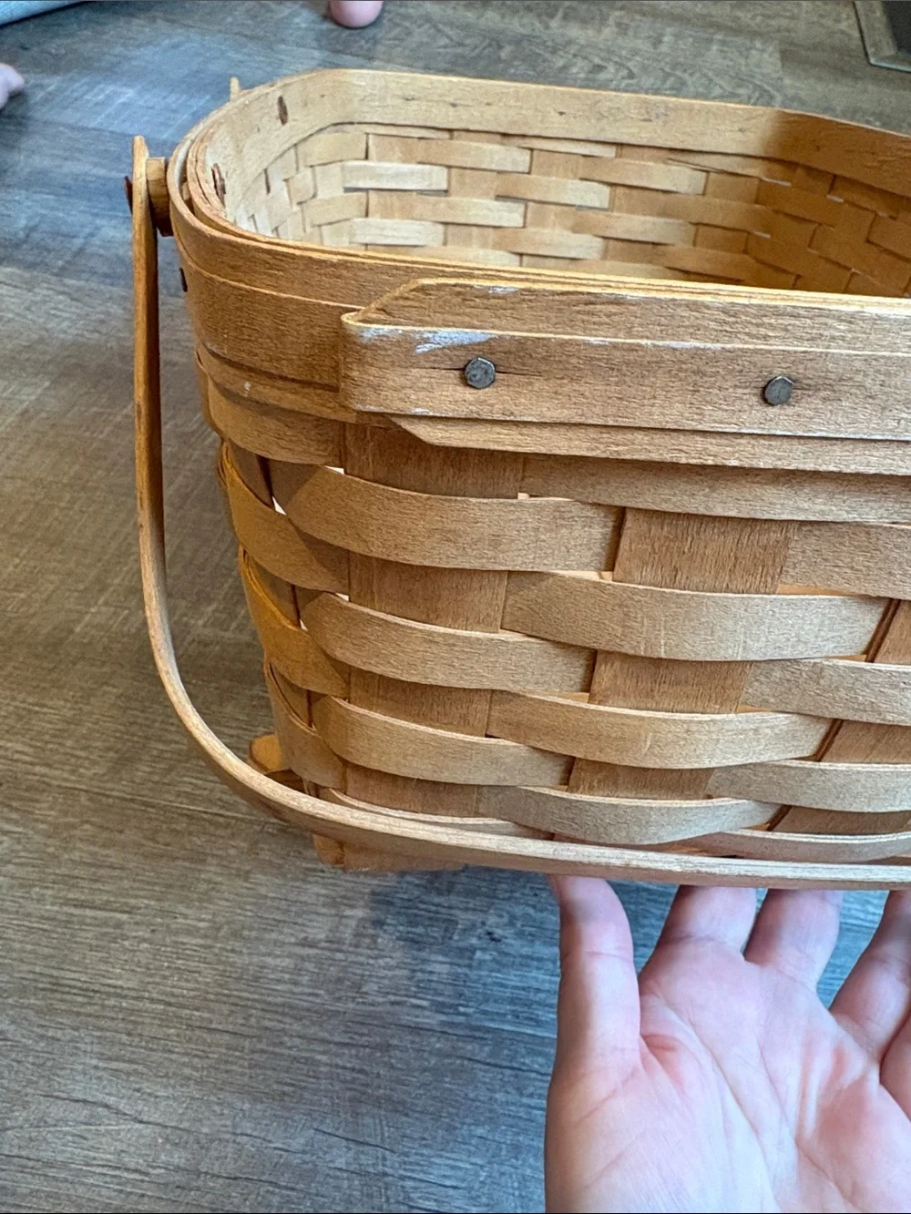 Longaberger rocking cradle