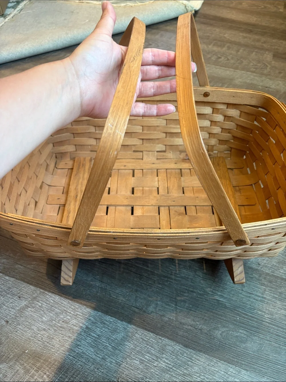 Longaberger rocking cradle