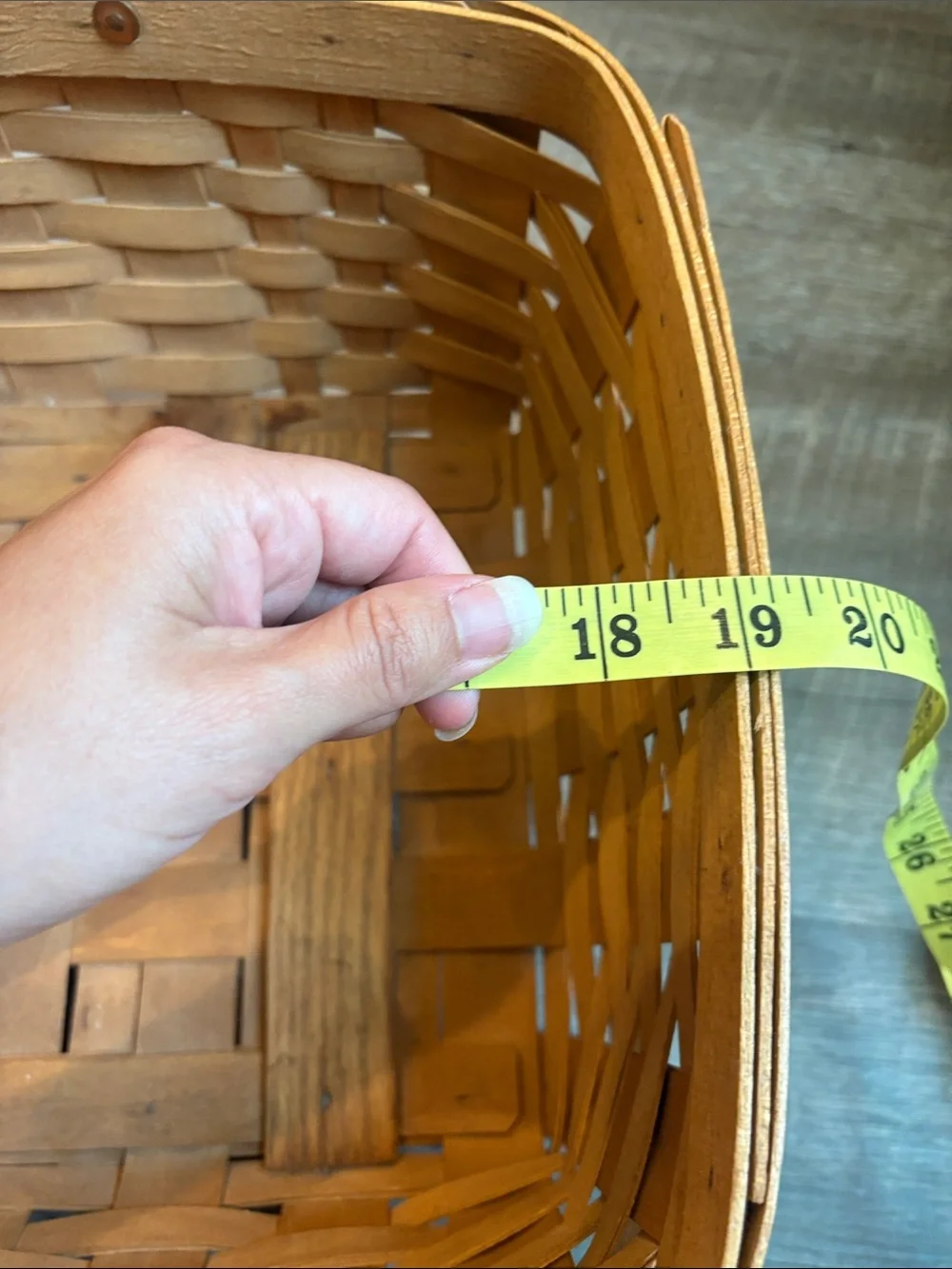 Longaberger rocking cradle