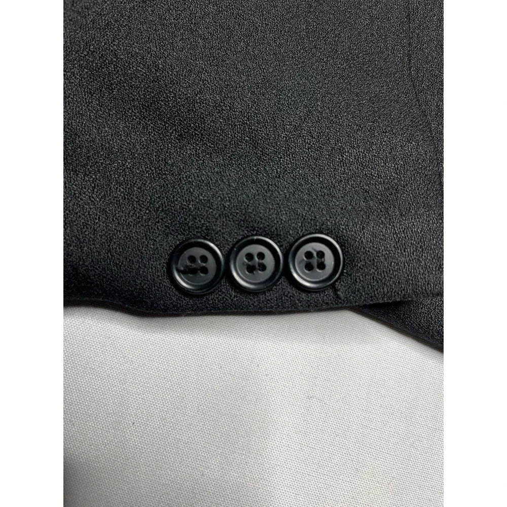 Brandini Sport Coat Jacket Black‎ 3 Button Mens - Size 42R
