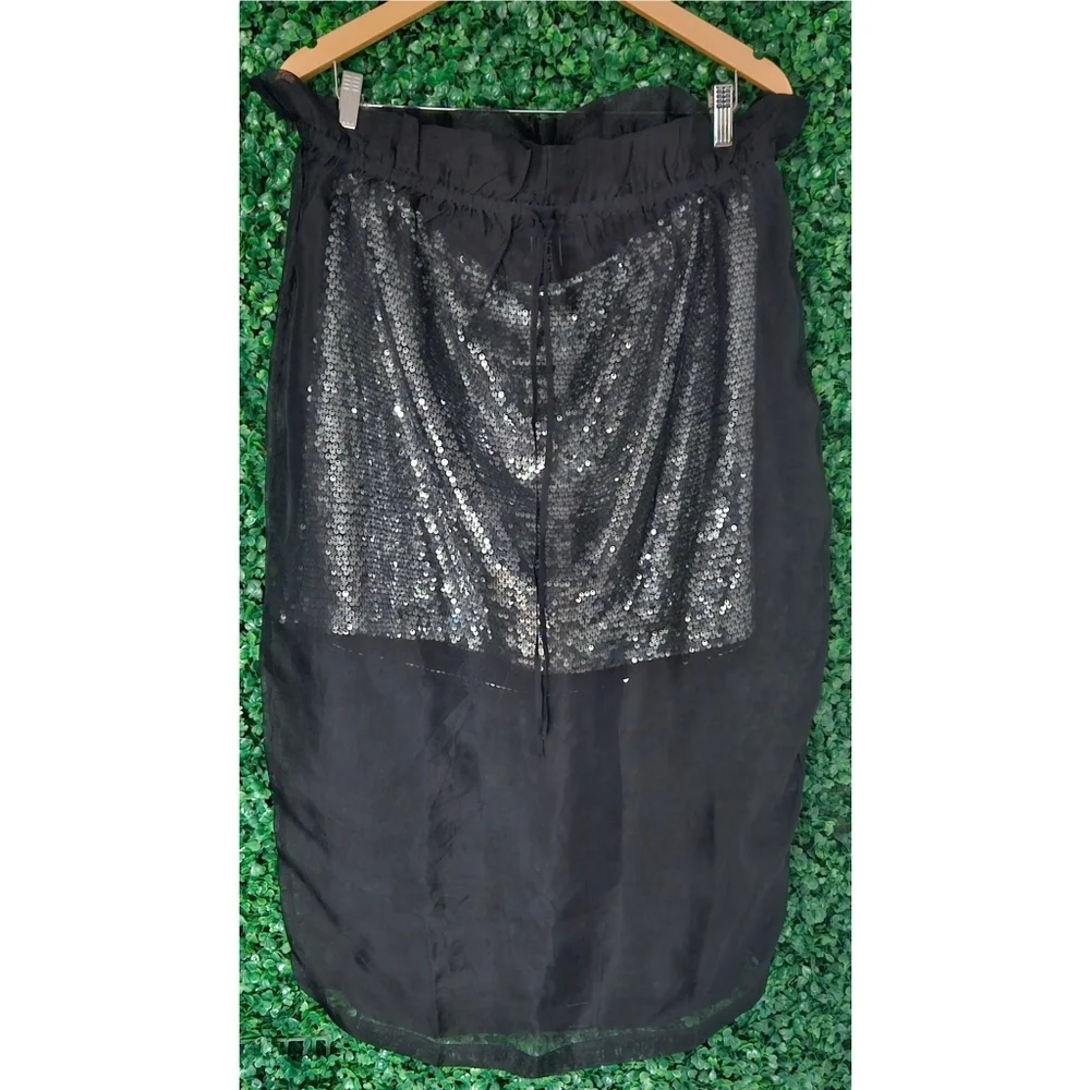J.Crew Collection Layered Silk Organza Sequin Skirt