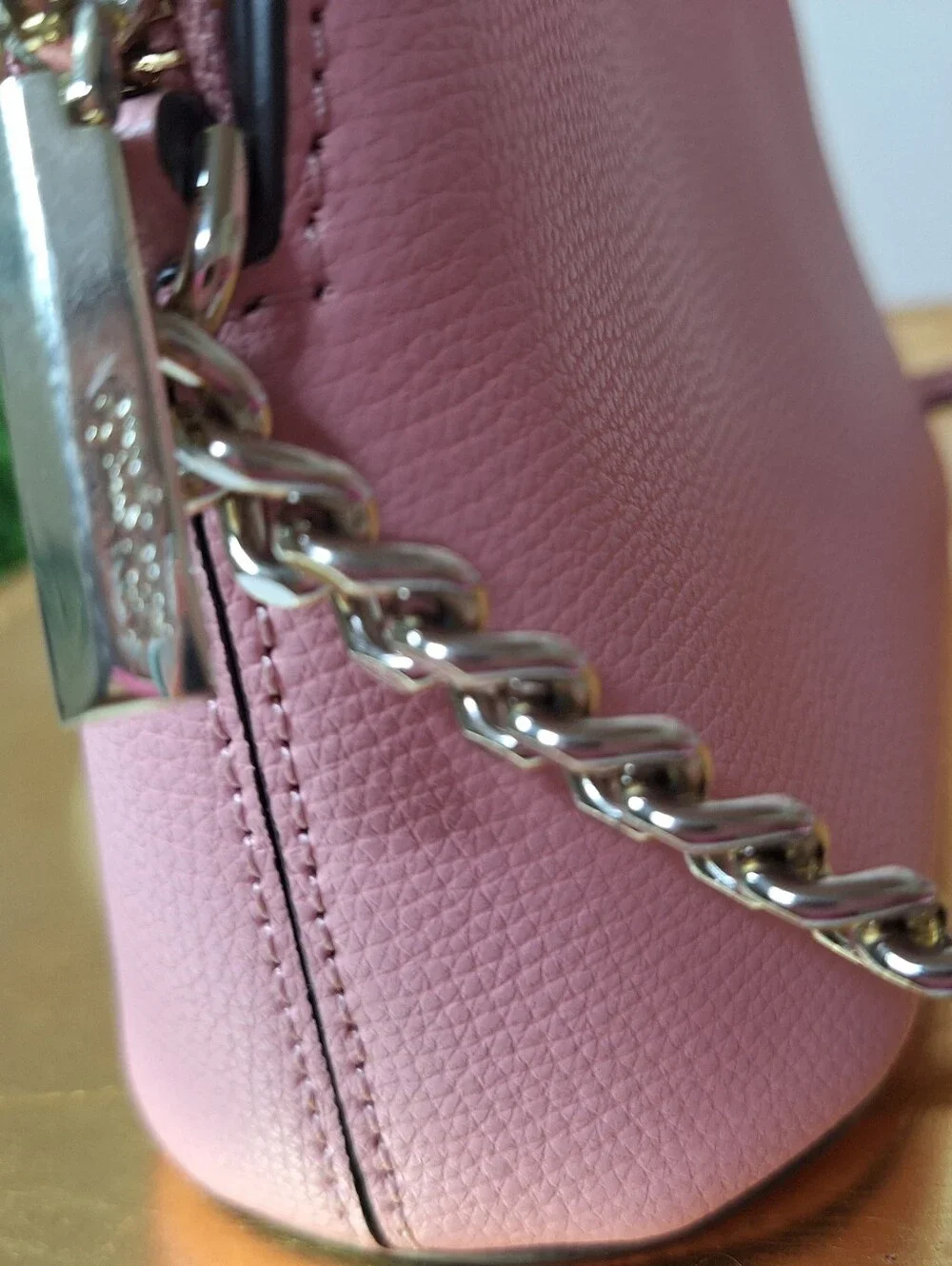 Kate Spade New York Pink Pebbled Leather Crossbody