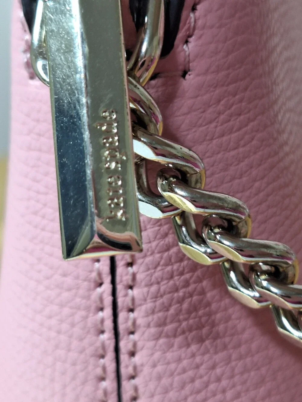 Kate Spade New York Pink Pebbled Leather Crossbody