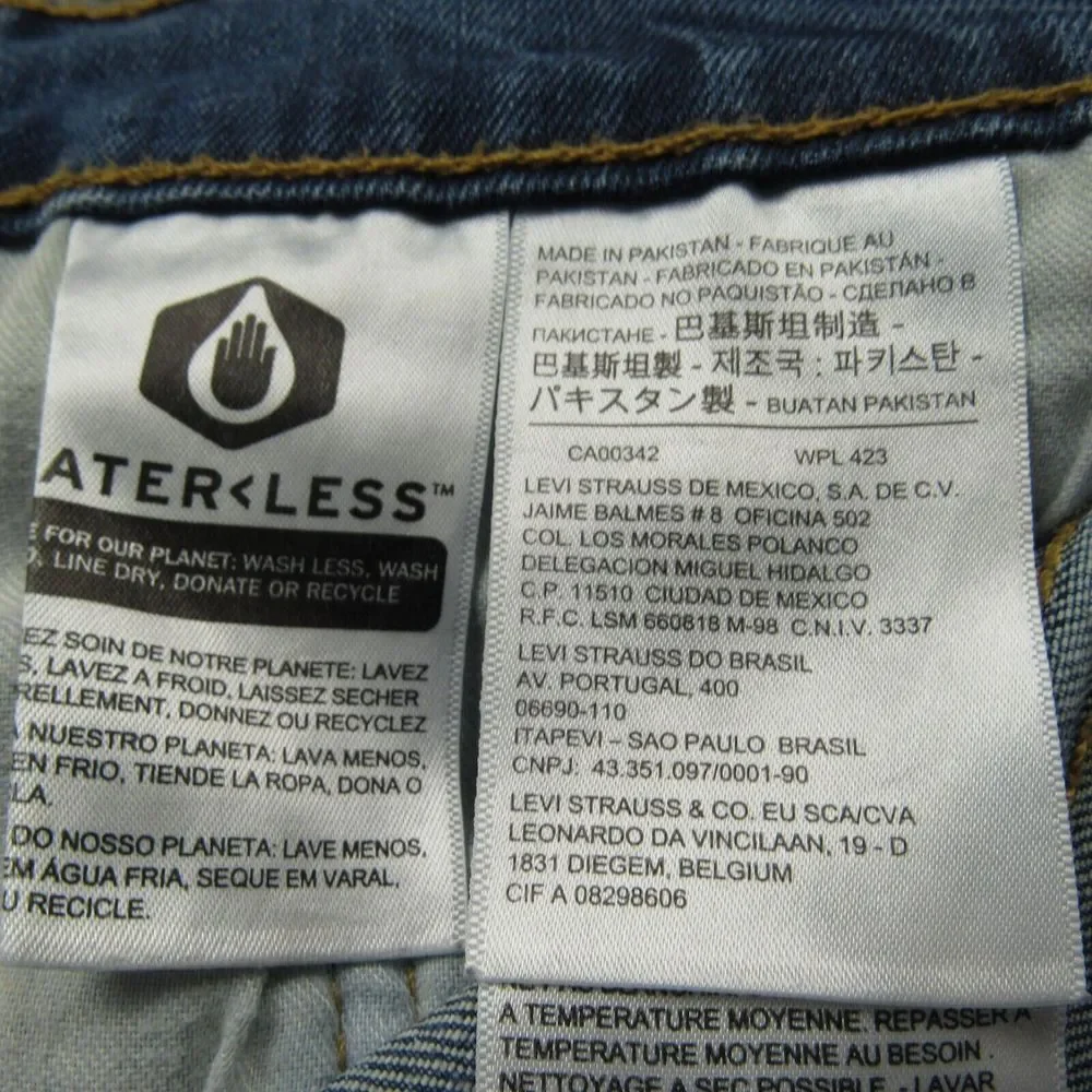 Levis inseam measures