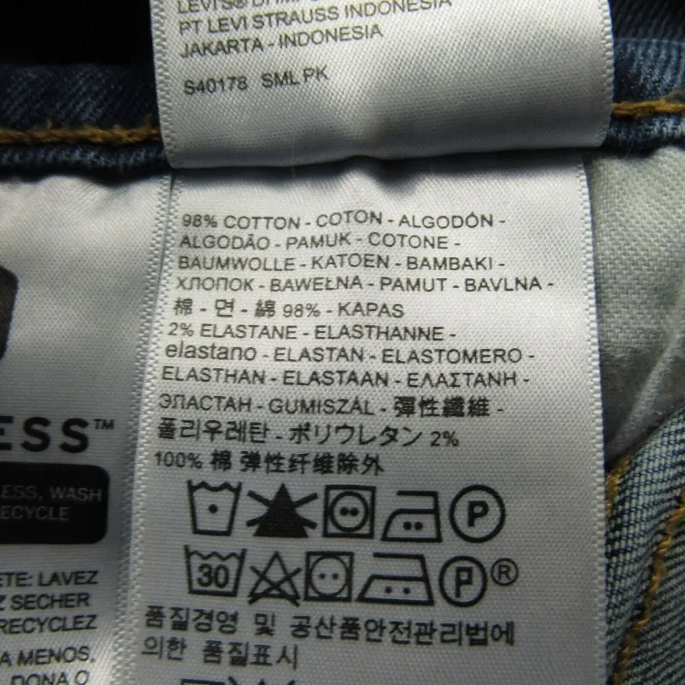 Levis inseam measures