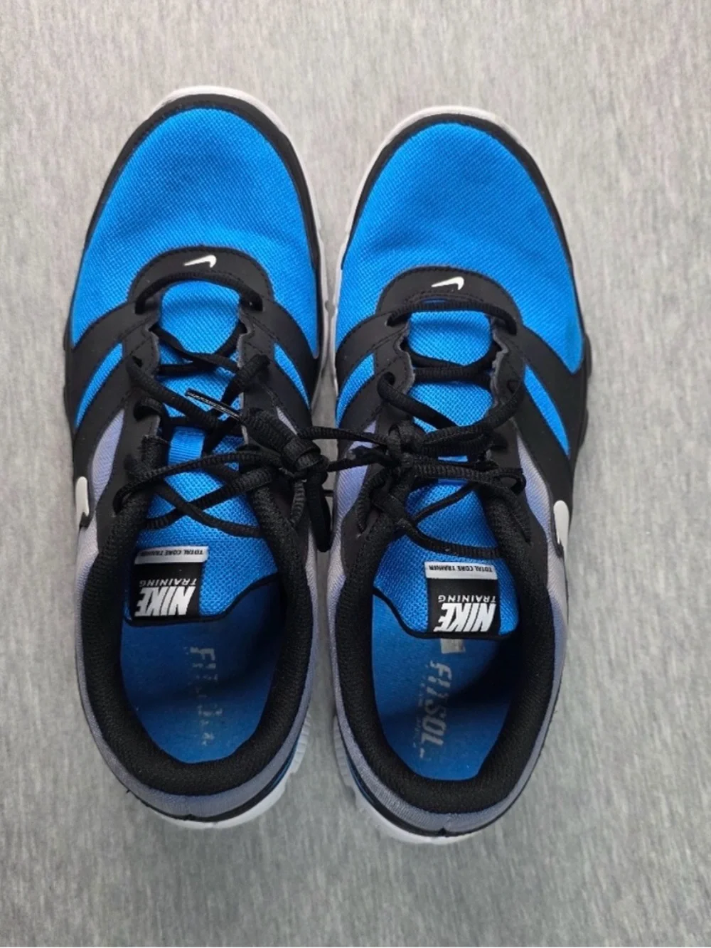 Nike Men’s Blue, Black and White Athletic Training Shoes