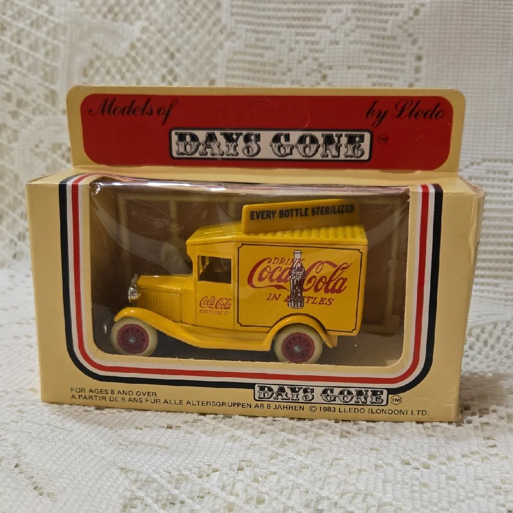 Days Gone Coca-Cola Yellow Toy Truck