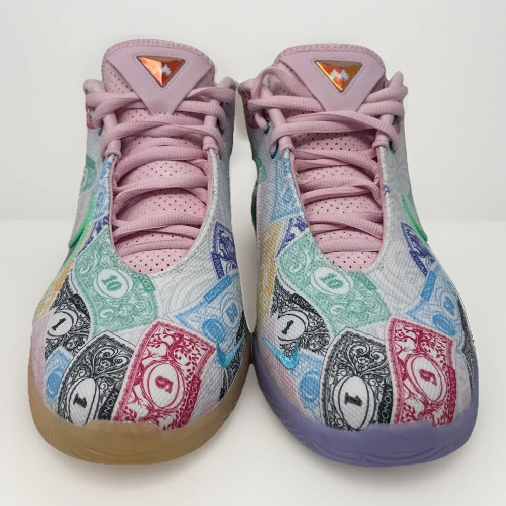 Nike LeBron 22 XXII Monopoly Currency White Multi Men's Size 9 NWOB FZ1097-100