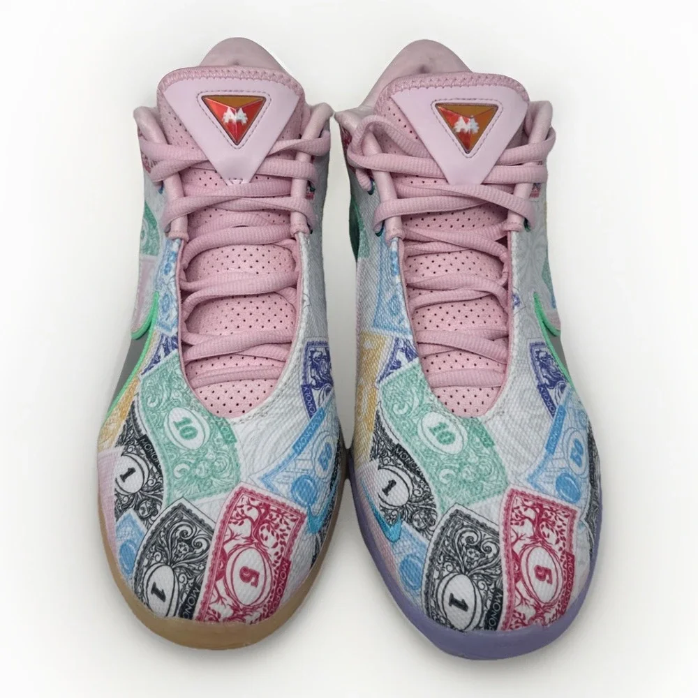 Nike LeBron 22 XXII Monopoly Currency White Multi Men's Size 9 NWOB FZ1097-100