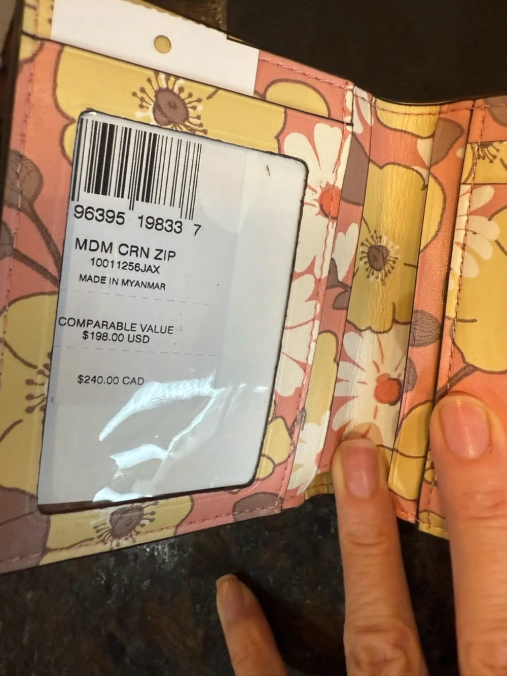 Coach compact wallet